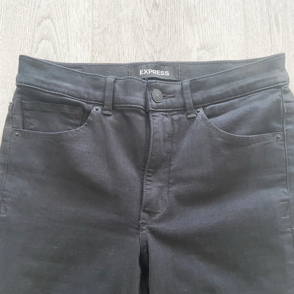 Express | Black high waisted skinny jeans - Picture 4 of 9